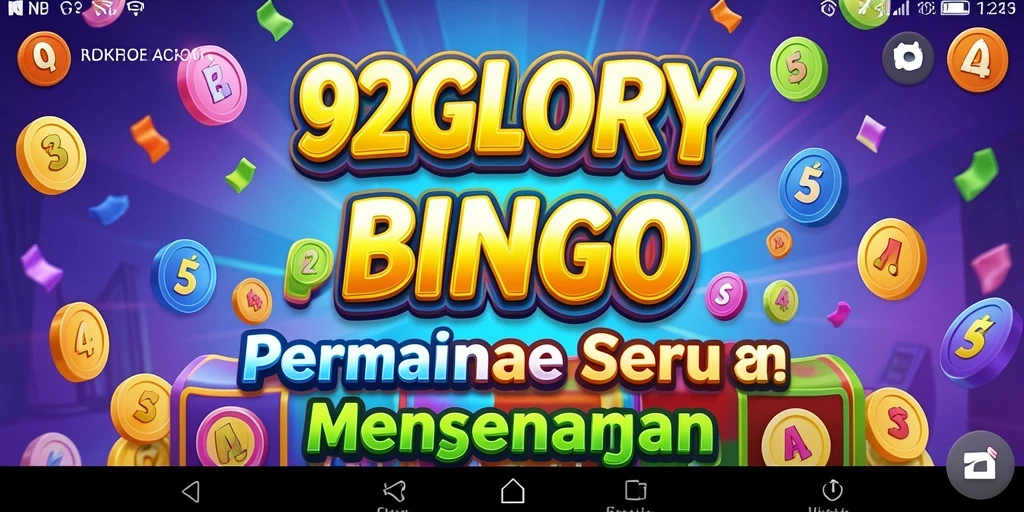 Gambaran permainan Bingo yang seru dan interaktif di 92GLORY.