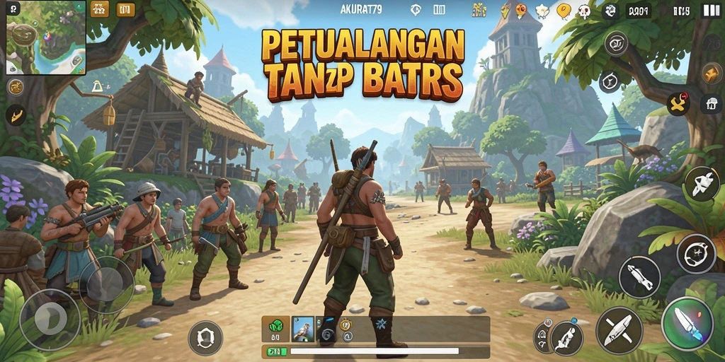 Tampilan gameplay Open World yang mendebarkan di AKURAT79.