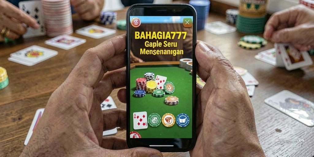 Tampilan permainan Gaple yang penuh warna dan interaktif.