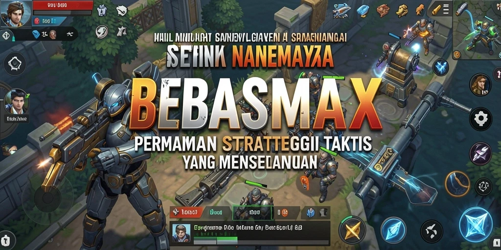 Tampilan gameplay BEBASMAX yang menegangkan dan strategis.