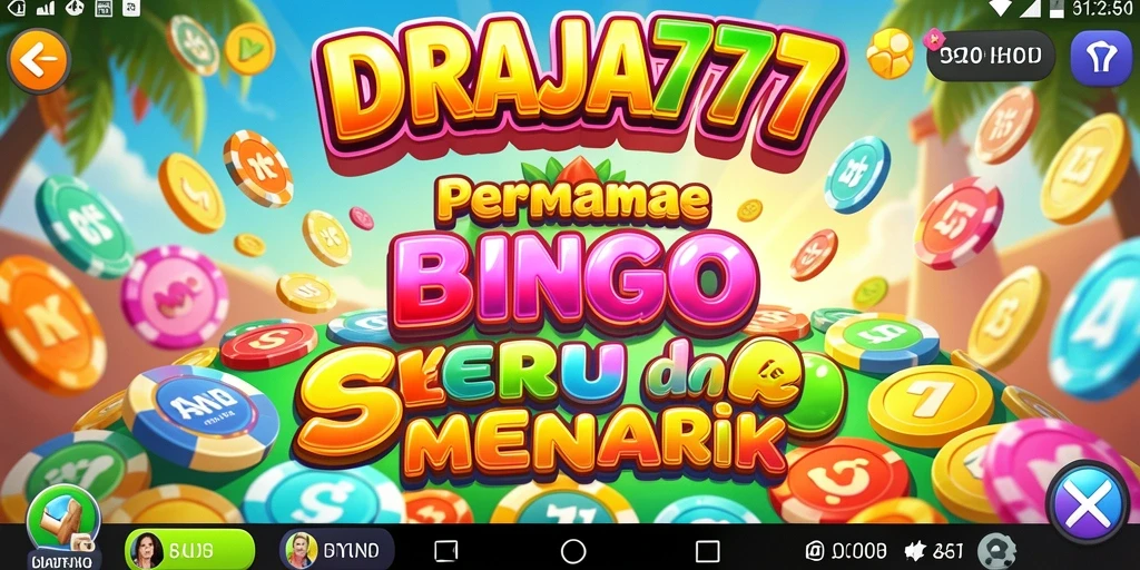 Tampilan gameplay menarik dari DRAJA777 yang menampilkan keseruan Bingo.