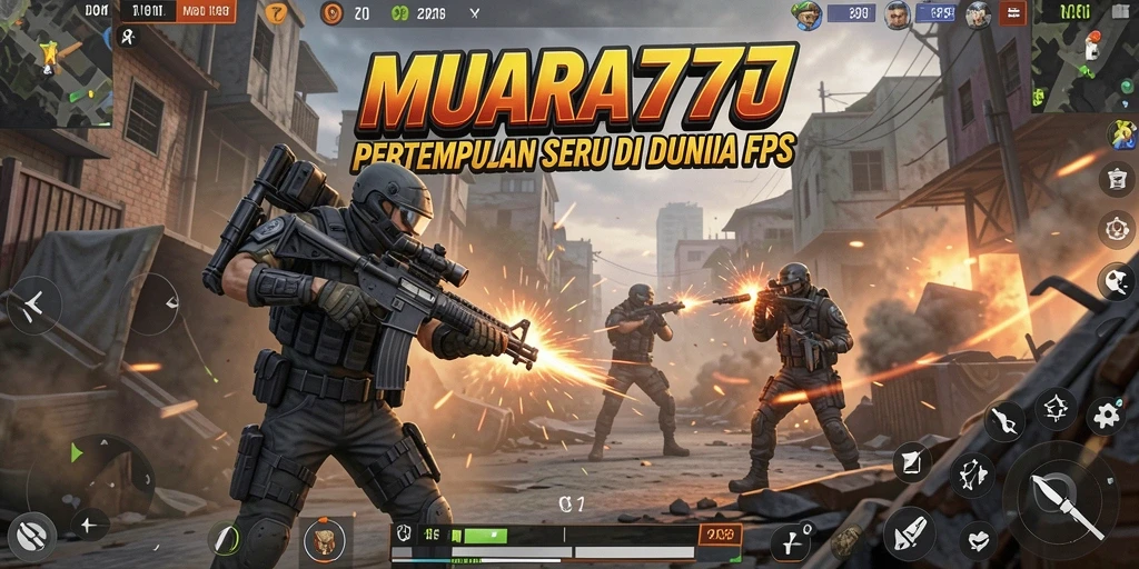 Gameplay MUARA777 menunjukkan aksi pertempuran yang mendebarkan.