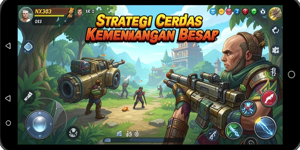 Gameplay menegangkan dengan strategi yang cerdas di NX303.