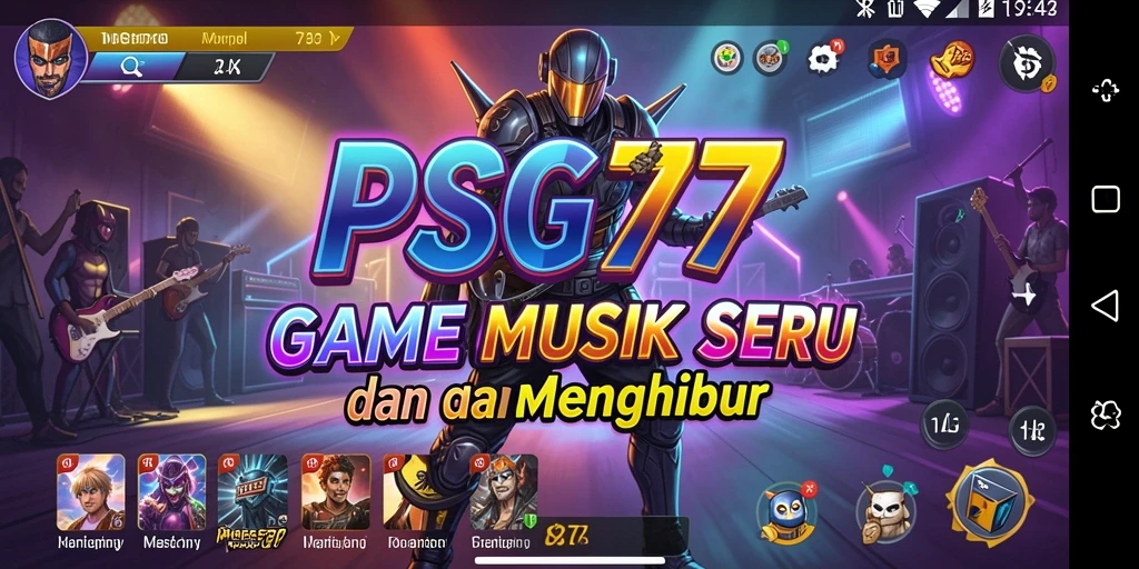Tampilan gameplay PSG77 yang menarik dan interaktif.