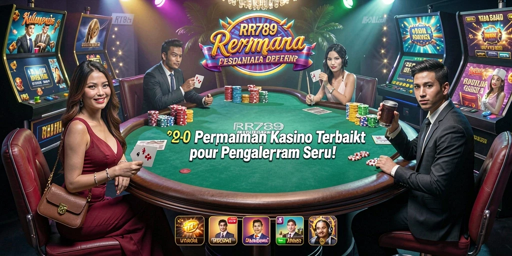 Tampilan menarik dari permainan Kasino di RR789.