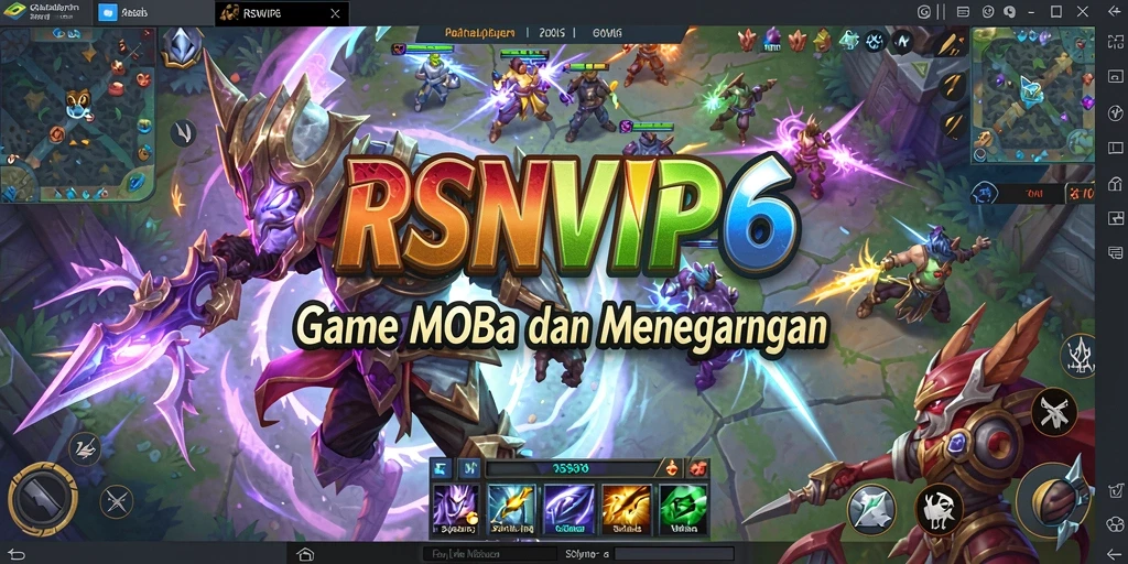 Tampilan gameplay seru dan kompetitif di RSNVIP6.