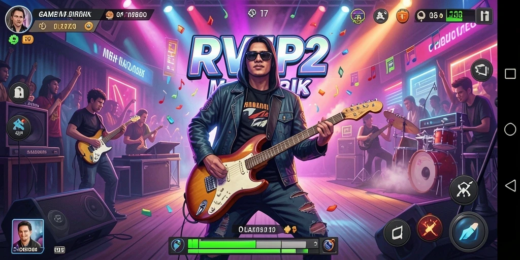 Tampilan gameplay RVIP2 yang menarik dan interaktif.