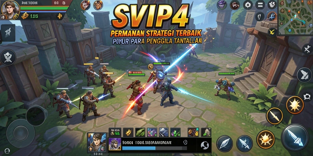 Tampilan gameplay <strong>SVIP4</strong> yang mendebarkan saat pertempuran strategis.